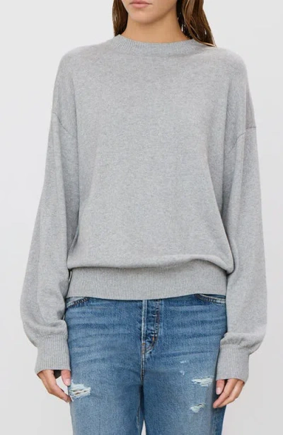 Éterne Eterne Brock Cotton & Cashmere Sweater In Grey