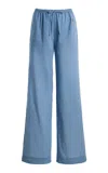 Éterne Brody Cotton Pants In Blue