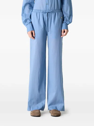 Éterne Brody Drawstring Trousers In Blue