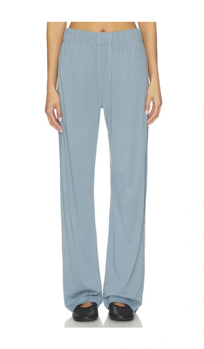 Éterne Butter Rib Lounge Pant In Blue