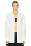 Éterne Button Down Shirt In White