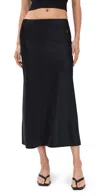 Éterne Camila Midi Skirt Black In Black