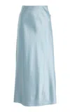 Éterne Camila Stretch-silk Midi Skirt