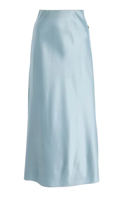 Éterne Camila Stretch-silk Midi Skirt