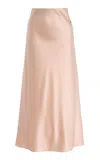 Éterne Camila Stretch-silk Midi Skirt