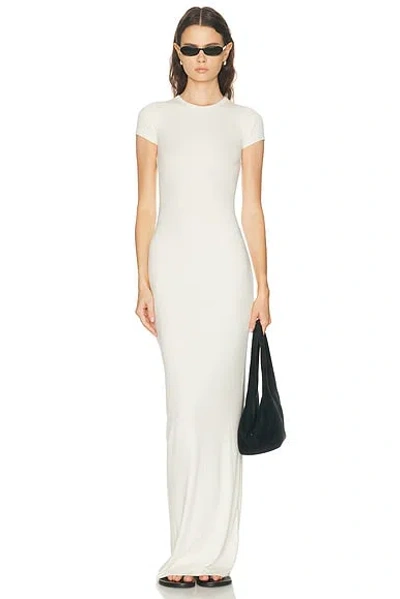 Éterne Cap Sleeve Maxi Dress In Neutral