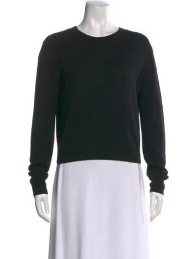 Pre-owned Éterne Cashmere Crew Neck Sweater In Black