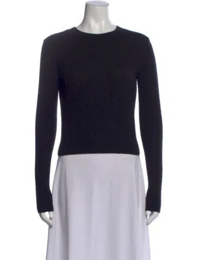 Pre-owned Éterne Cashmere Crew Neck Sweater In Black