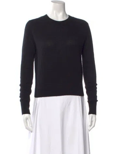 Pre-owned Éterne Cashmere Crew Neck Sweater In Black