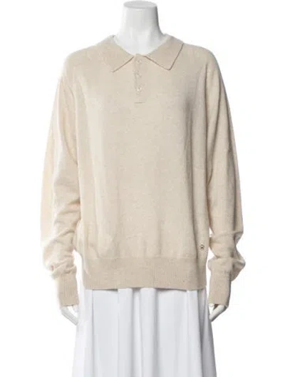 Pre-owned Éterne Cashmere Crew Neck Sweater In Blue