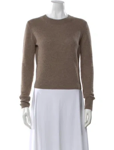Pre-owned Éterne Cashmere Crew Neck Sweater In Brown