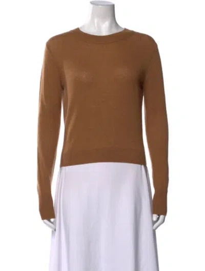 Pre-owned Éterne Cashmere Crew Neck Sweater In Brown