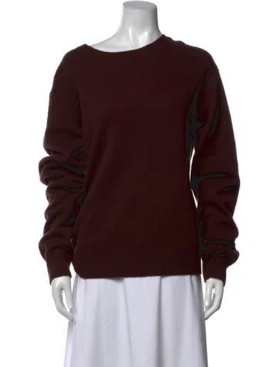 Pre-owned Éterne Cashmere Crew Neck Sweater In Brown