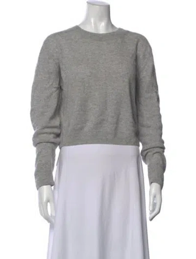 Pre-owned Éterne Cashmere Crew Neck Sweater In Gray