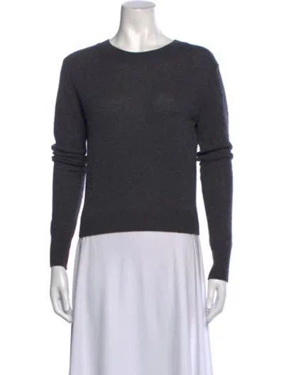 Pre-owned Éterne Cashmere Crew Neck Sweater In Grey