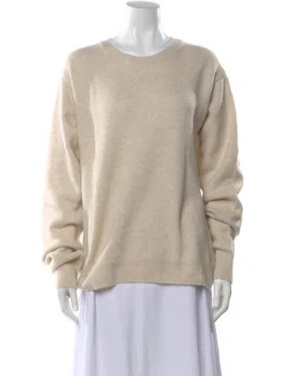 Pre-owned Éterne Cashmere Crew Neck Sweater In Neutral