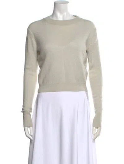 Pre-owned Éterne Cashmere Crew Neck Sweater In Neutral