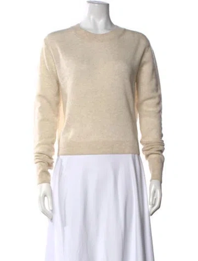Pre-owned Éterne Cashmere Crew Neck Sweater In Neutrals