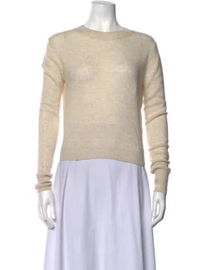 Pre-owned Éterne Cashmere Crew Neck Sweater In Neutrals