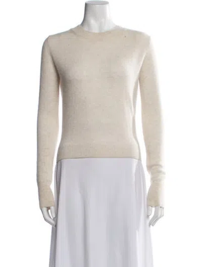 Pre-owned Éterne Cashmere Crew Neck Sweater In Neutrals