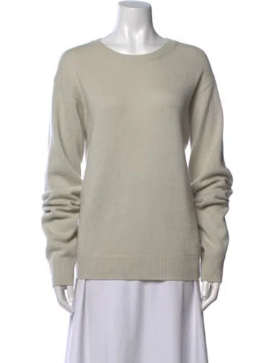Pre-owned Éterne Cashmere Crew Neck Sweater In Neutrals