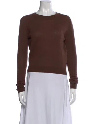 Pre-owned Éterne Cashmere Crew Neck Sweater W/ Tags In Brown