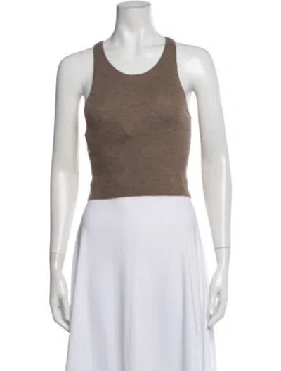 Pre-owned Éterne Cashmere Crew Neck Top In Grey