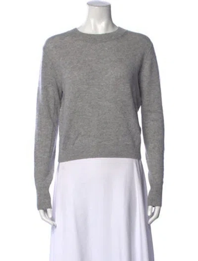 Pre-owned Éterne Cashmere Crew Neck Top In Grey