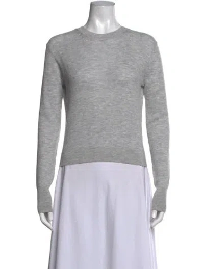 Pre-owned Éterne Cashmere Crew Neck Top In Grey