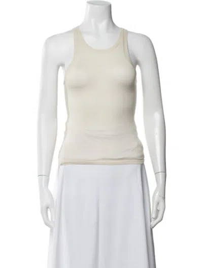Pre-owned Éterne Cashmere Crew Neck Top In Grey