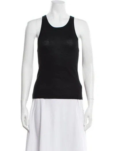 Pre-owned Éterne Cashmere Crew Neck Top W/ Tags In Black