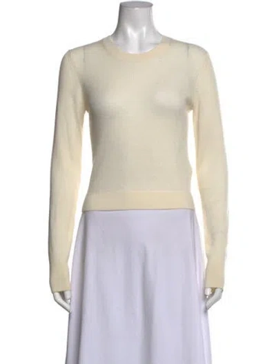 Pre-owned Éterne Cashmere Crew Neck Top W/ Tags In Neutrals