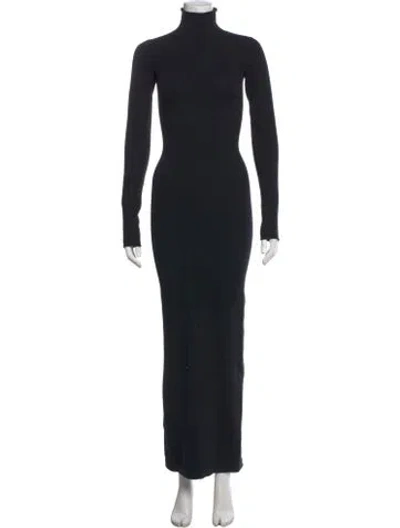 Pre-owned Éterne Cashmere Long Dress In Black