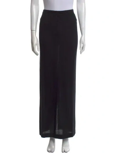 Pre-owned Éterne Cashmere Long Skirt In Black