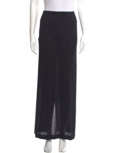 Pre-owned Éterne Cashmere Long Skirt In Black