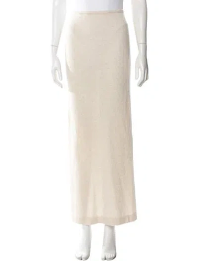 Pre-owned Éterne Cashmere Long Skirt In Neutral