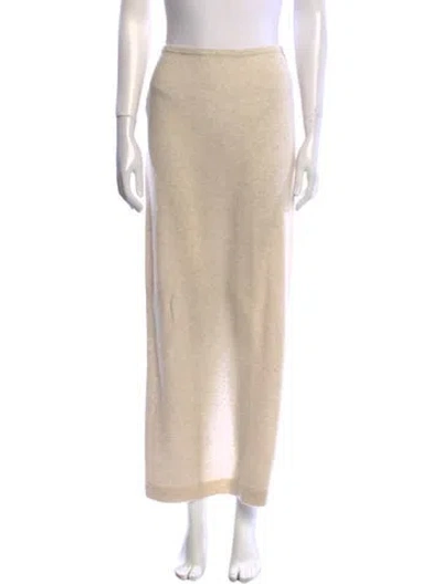 Pre-owned Éterne Cashmere Midi Length Skirt W/ Tags In Neutral