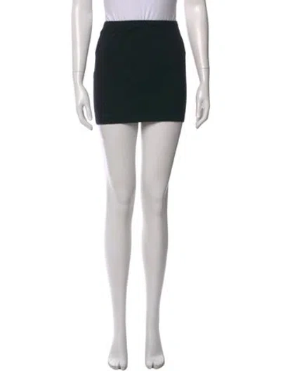 Pre-owned Éterne Cashmere Mini Skirt In Black