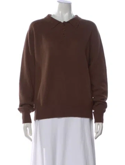 Pre-owned Éterne Cashmere Sweater In Brown