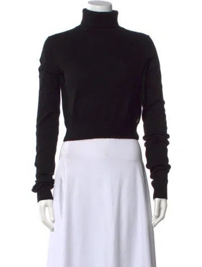 Pre-owned Éterne Cashmere Turtleneck Sweater In Black