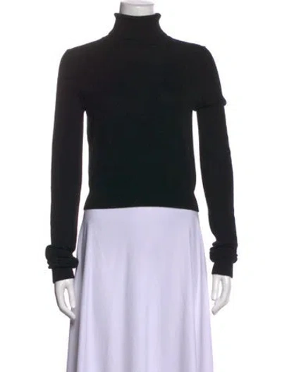 Pre-owned Éterne Cashmere Turtleneck Sweater In Black