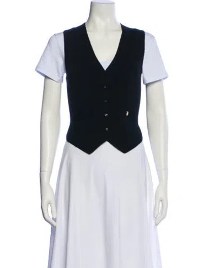 Pre-owned Éterne Cashmere Vest In Black