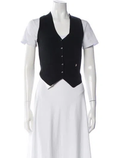 Pre-owned Éterne Cashmere Vest In Black
