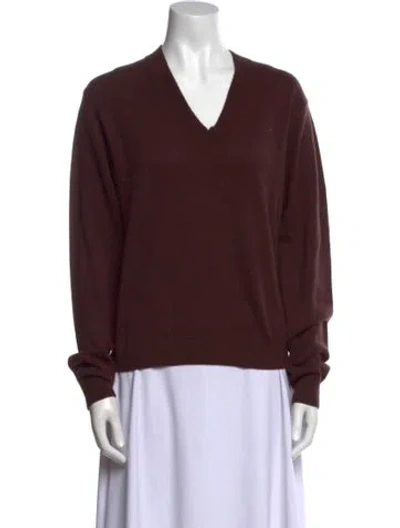 Pre-owned Éterne Cashmere V-neck Sweater In Multi
