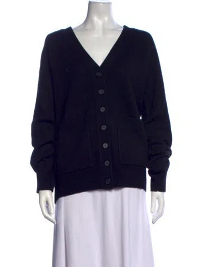Pre-owned Éterne Cashmere V-neck Sweater W/ Tags In Blue