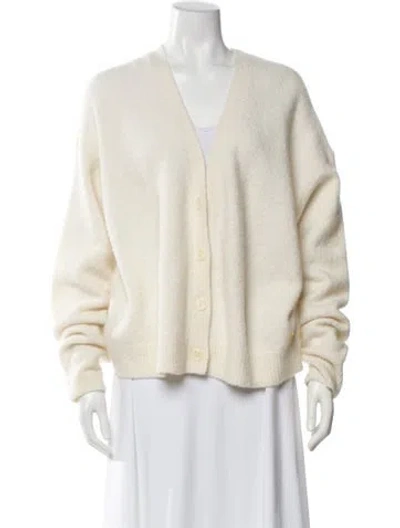 Pre-owned Éterne Cashmere V-neck Sweater W/ Tags In Neutral