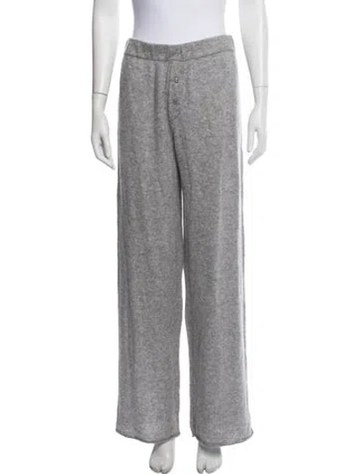 Pre-owned Éterne Cashmere Wide Leg Pants In Grey