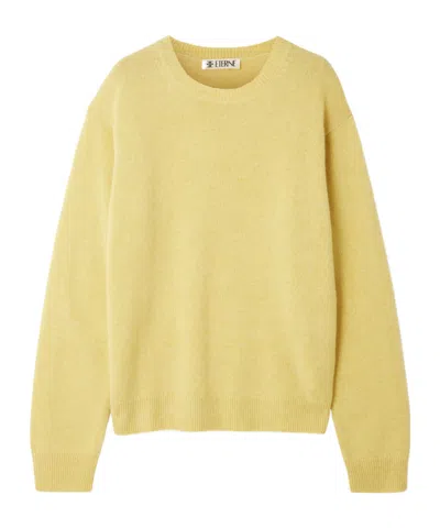 Éterne Casual Long-sleeve Sweater In Yellow