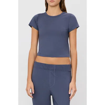 Éterne Eterne Chloe Baby T-shirt In Washed Navy