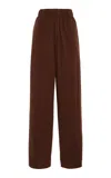 Éterne Willow Cotton Pants In Brown